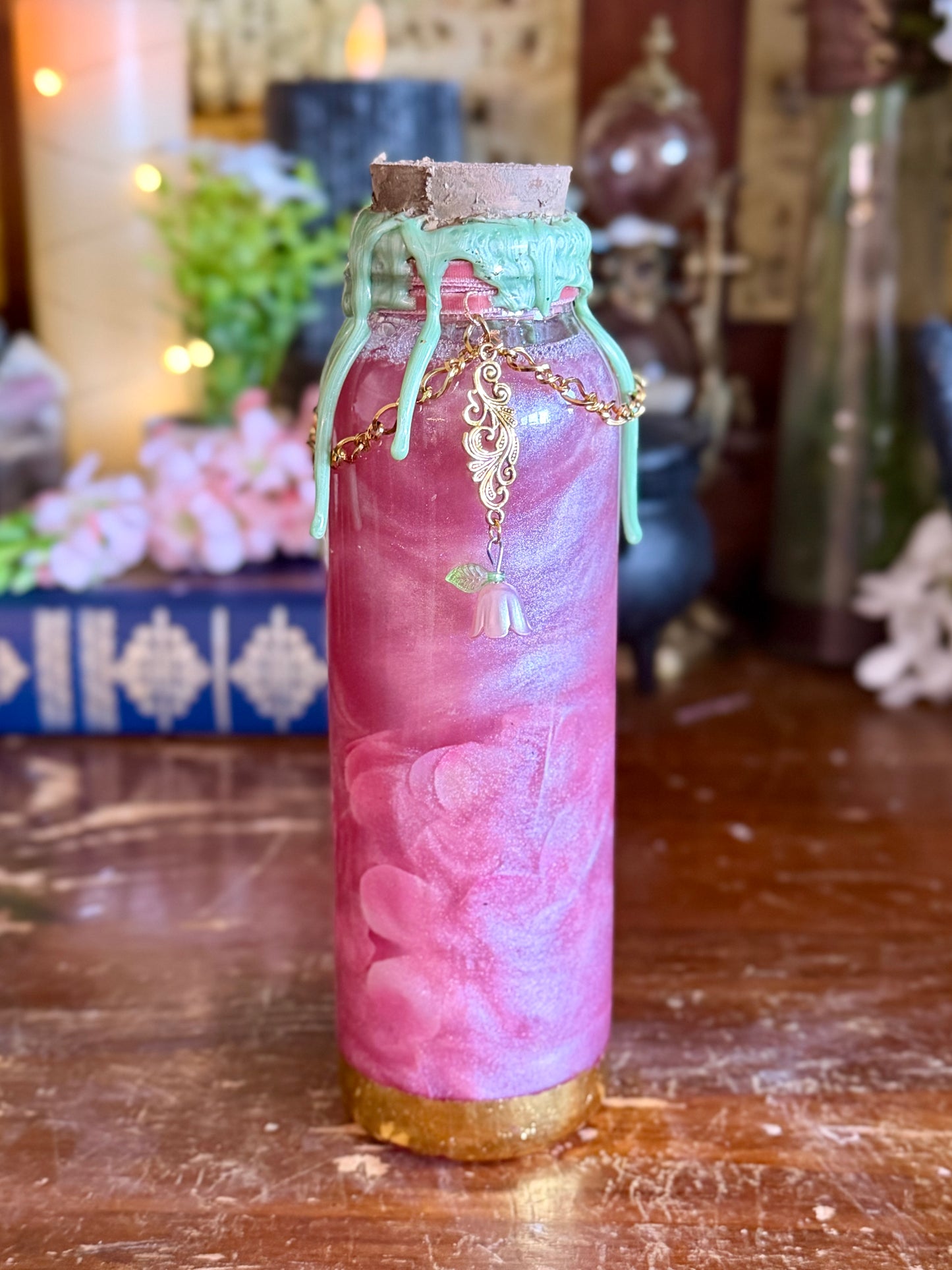 Foxglove Poison Potion | Witch Decor | Cottagecore Apothecary Display | Fantasy Bottle
