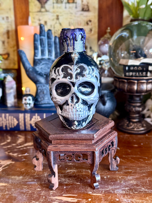 Draught of Living Death | Skull Potion Bottle | Gothic Fantasy Decor | Spooky Display