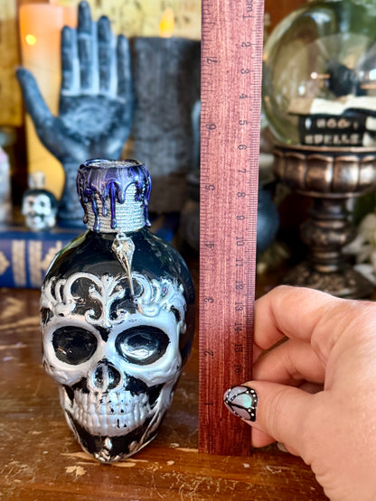 Draught of Living Death | Skull Potion Bottle | Gothic Fantasy Decor | Spooky Display