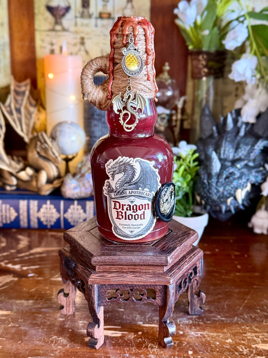 Dragon Blood Display Potion | Fantasy Shelf Decor | Interactive Color Change Elixir Bottle