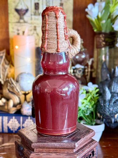 Dragon Blood Display Potion | Fantasy Shelf Decor | Interactive Color Change Elixir Bottle