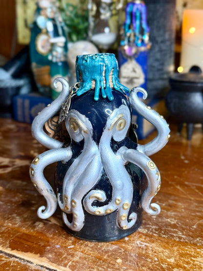 Spawn of the Kraken Potion | Kraken Decor | Pirate Fantasy Art | Ocean Curio | Gothic Handmade Decor