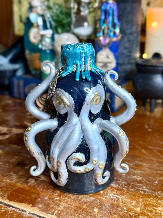 Spawn of the Kraken Potion | Kraken Decor | Pirate Fantasy Art | Ocean Curio | Gothic Handmade Decor