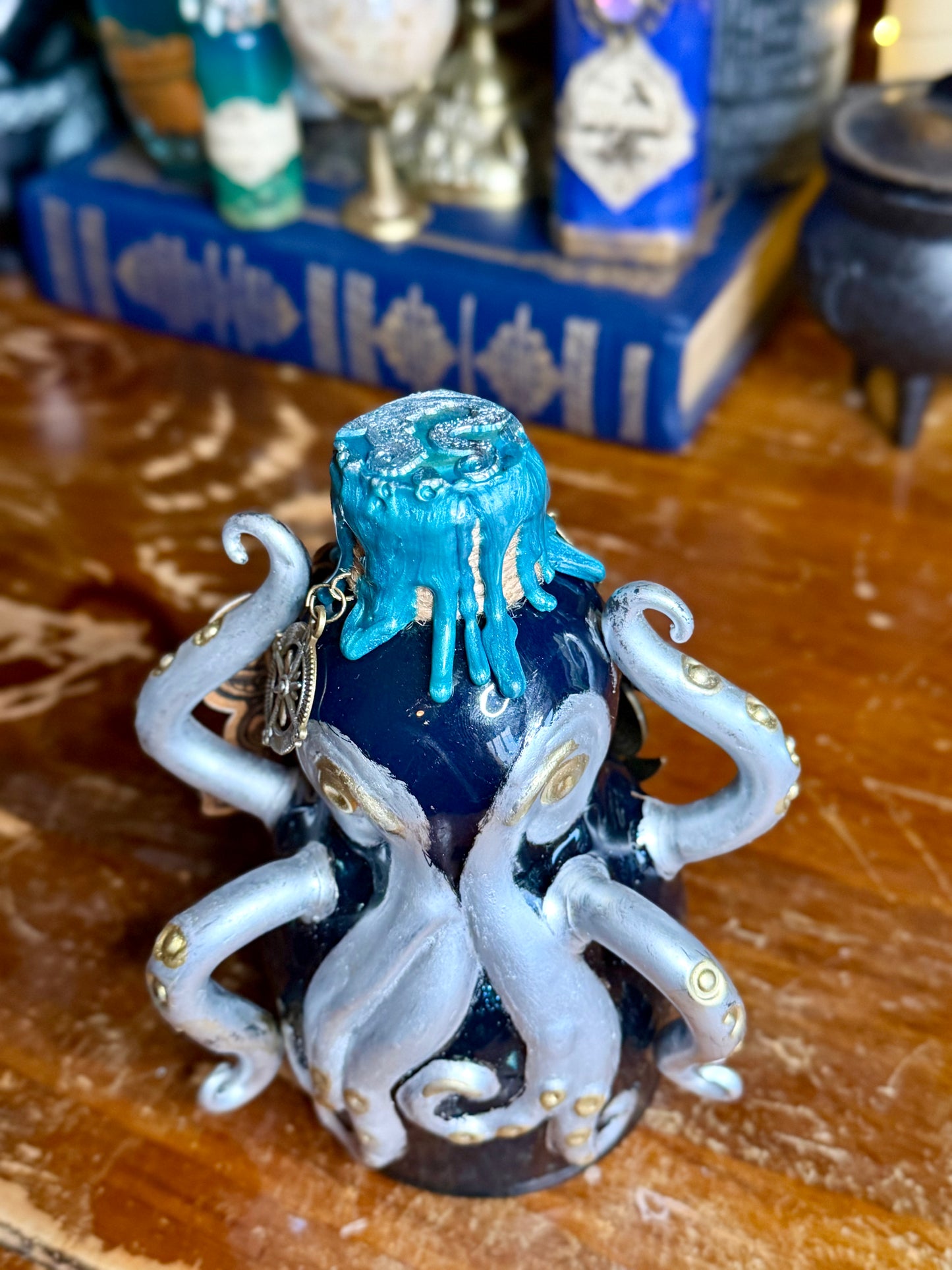 Spawn of the Kraken Potion | Kraken Decor | Pirate Fantasy Art | Ocean Curio | Gothic Handmade Decor