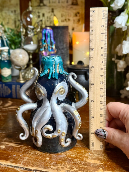 Spawn of the Kraken Potion | Kraken Decor | Pirate Fantasy Art | Ocean Curio | Gothic Handmade Decor