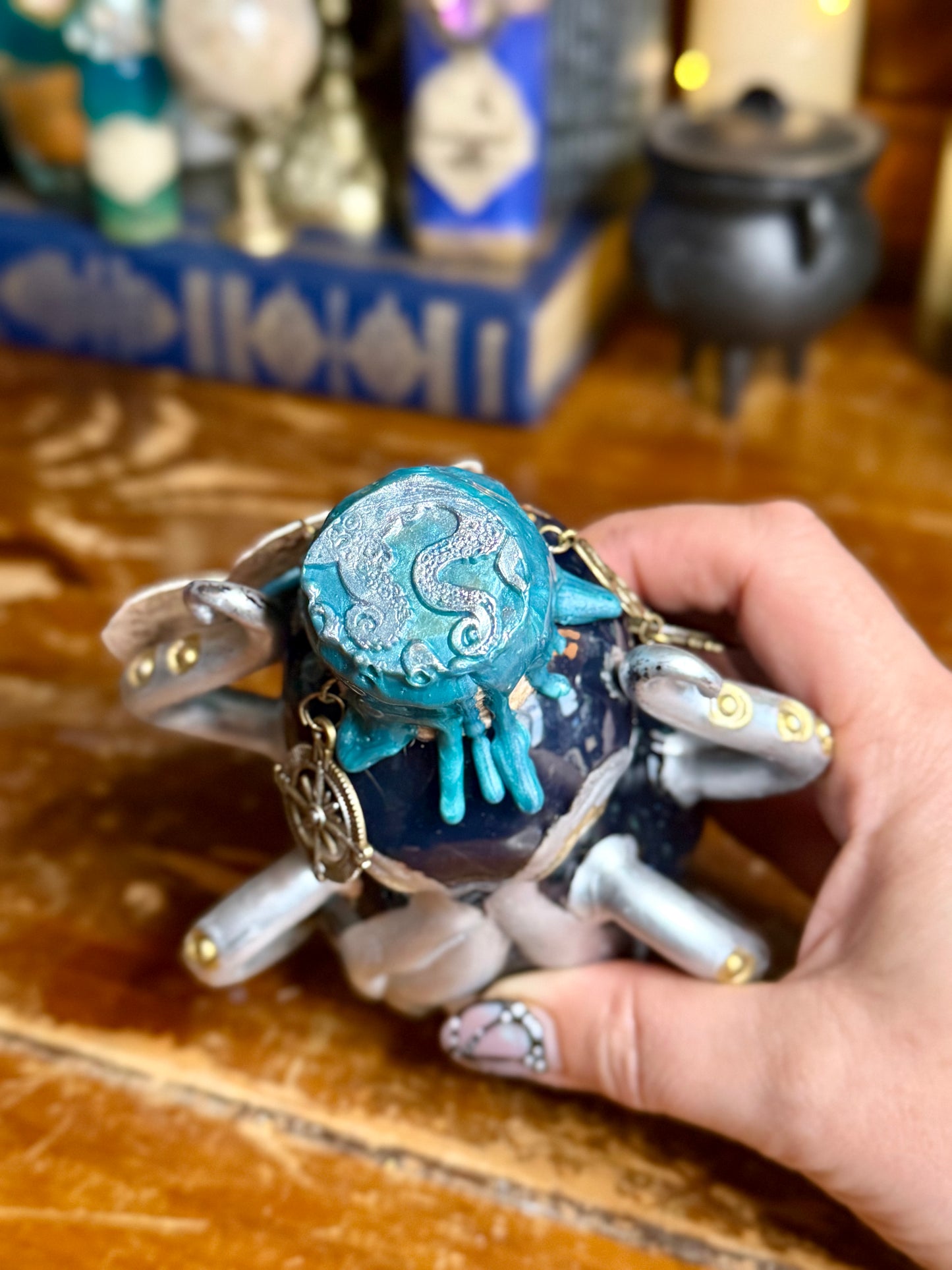 Spawn of the Kraken Potion | Kraken Decor | Pirate Fantasy Art | Ocean Curio | Gothic Handmade Decor
