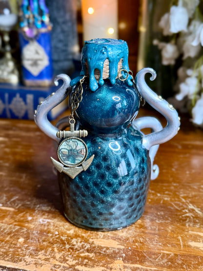 Spawn of the Kraken Potion | Kraken Decor | Pirate Fantasy Art | Ocean Curio | Gothic Handmade Decor