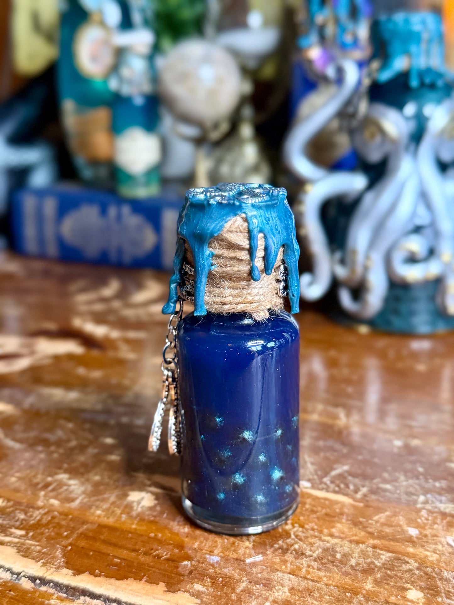 Spawn of the Kraken Mini Potion | Kraken Decor | Pirate Fantasy Art | Ocean Curio | Gothic Handmade Decor