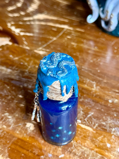 Spawn of the Kraken Mini Potion | Kraken Decor | Pirate Fantasy Art | Ocean Curio | Gothic Handmade Decor