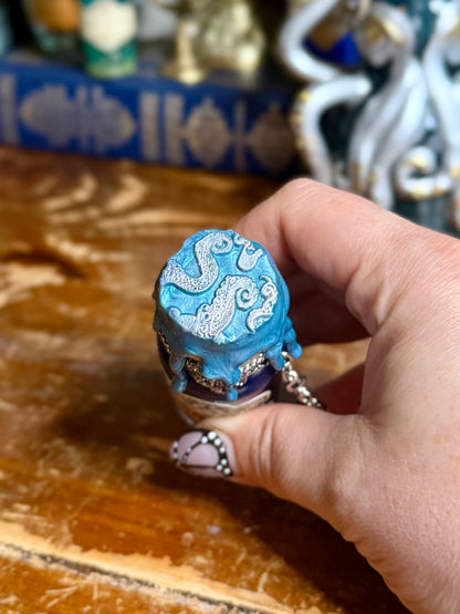 Spawn of the Kraken Mini Potion | Kraken Decor | Pirate Fantasy Art | Ocean Curio | Gothic Handmade Decor