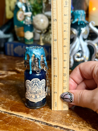 Spawn of the Kraken Mini Potion | Kraken Decor | Pirate Fantasy Art | Ocean Curio | Gothic Handmade Decor