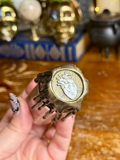 Jar of Dirt Heart Potion | Pirate Inspired Decor | Fantasy Fidget | Nautical Curio | Handmade Display Bottle
