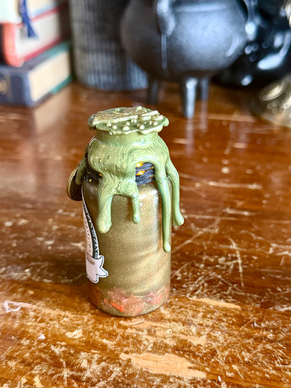 Mini Zodiac Virgo Potion Collectible | Astrology Decor | Witchy Display Bottle