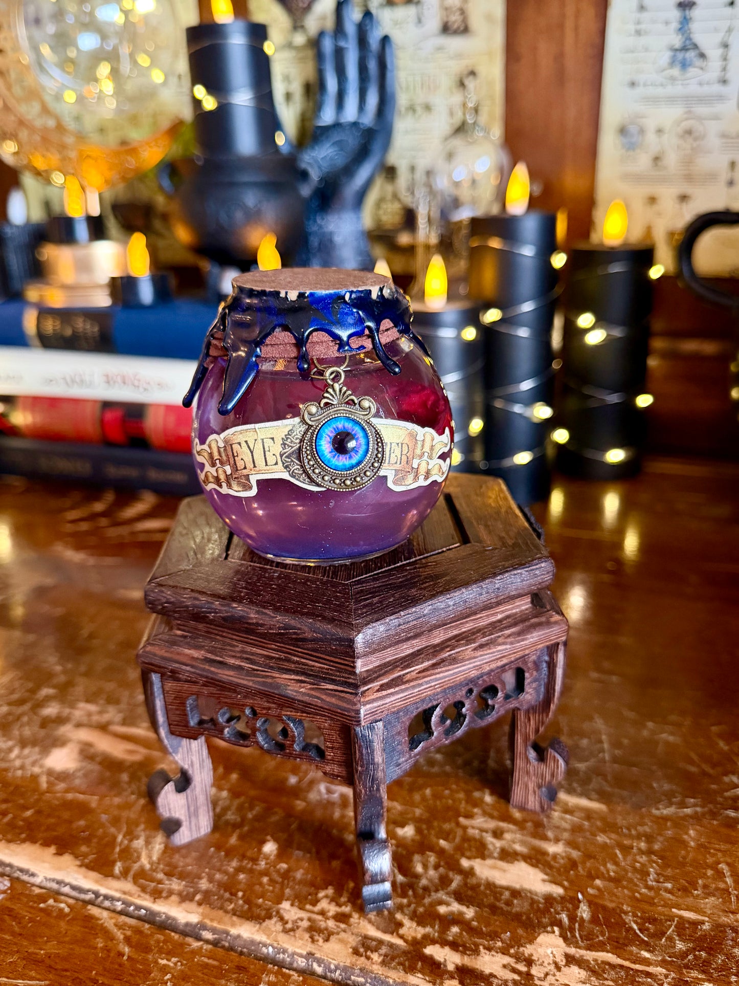 Eye of a Seer Potion | Creepy Eyeball Bottle | Gothic Halloween Decor | Witchy Divination Apothecary | Oddities Gift