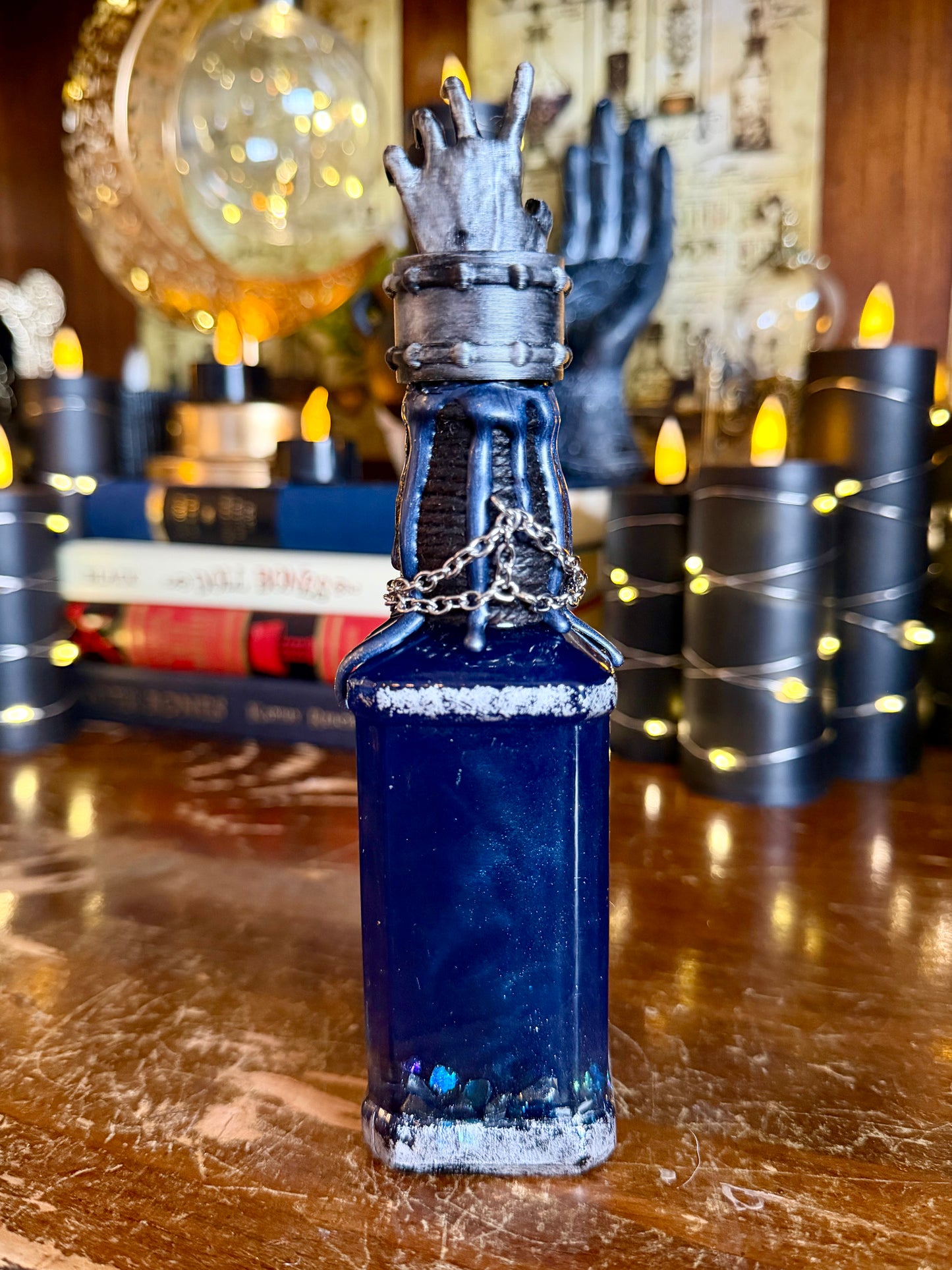 Bottled Nightmare Shards | Gothic Horror Potion Bottle | Creepy Halloween Decor | Dark Academia Apothecary | Macabre Gift