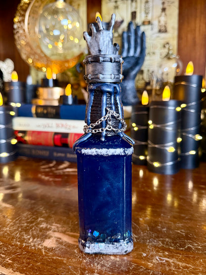 Bottled Nightmare Shards | Gothic Horror Potion Bottle | Creepy Halloween Decor | Dark Academia Apothecary | Macabre Gift