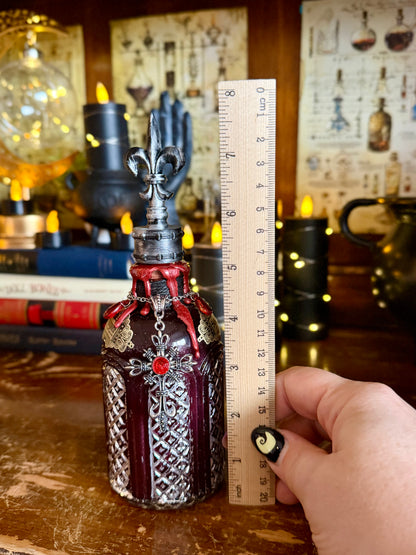 Sang de Vampire | Vampire Blood Potion | Gothic Apothecary Decor | Halloween Vampire Bottle | Dark Romance Gift