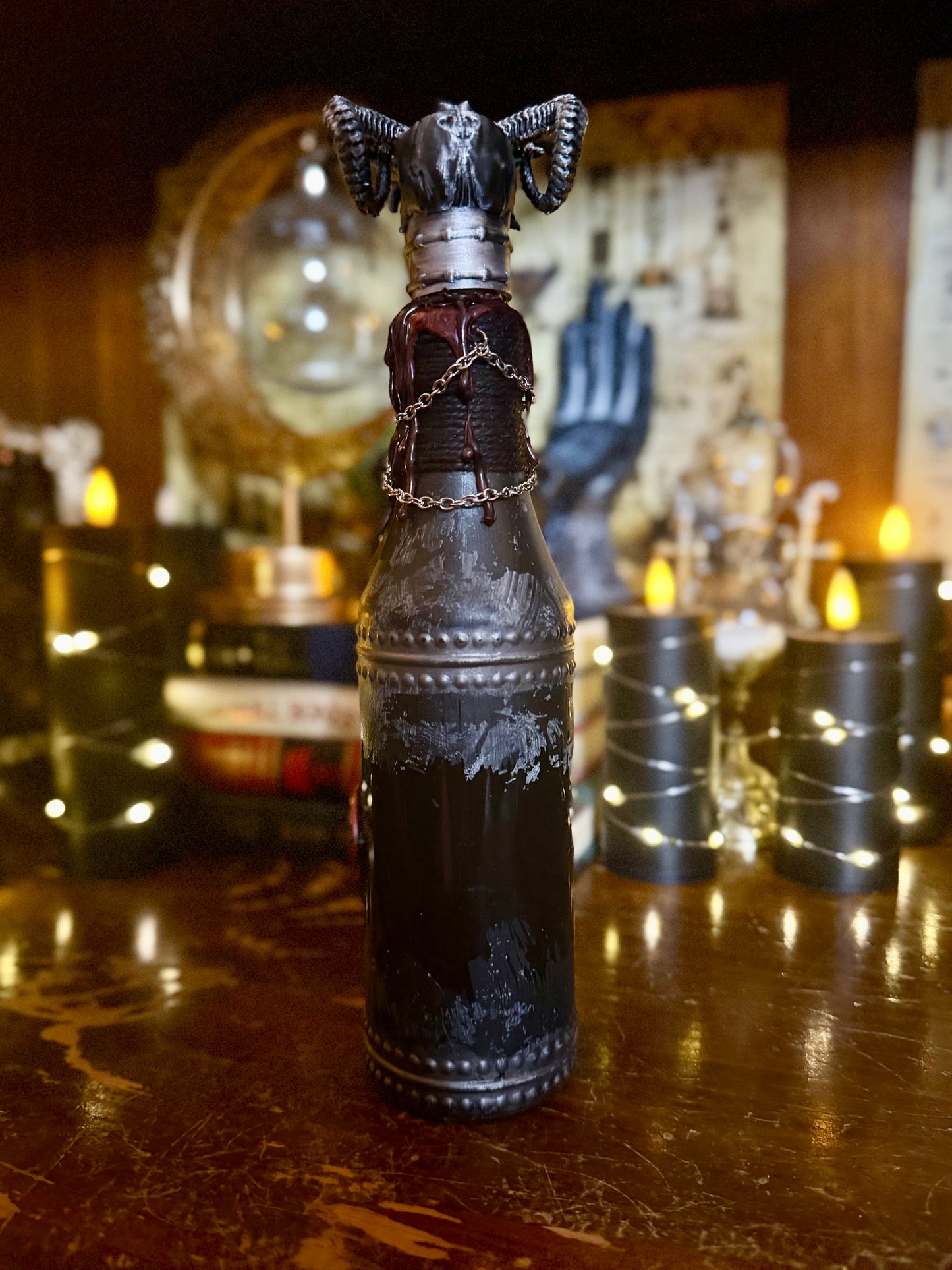 Daemon / Demon Blood Potion | Limited Edition Gothic Apothecary Bottle | Occult Halloween Decor | Dark Fantasy Collectible