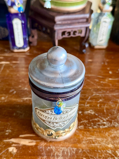 Historical Poison | Atropa Belladonna | Light Up Decorative Poison Apothecary Jar