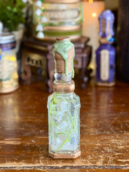 Mini Lily Of The Valley Replica Poison Potion | Decorative Apothecary Display Bottle
