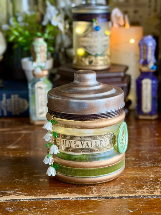 Historical Poison | Lily Of The Valley | Light Up Decorative Poison Apothecary Jar