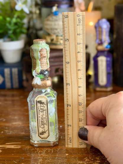 Mini Lily Of The Valley Replica Poison Potion | Decorative Apothecary Display Bottle
