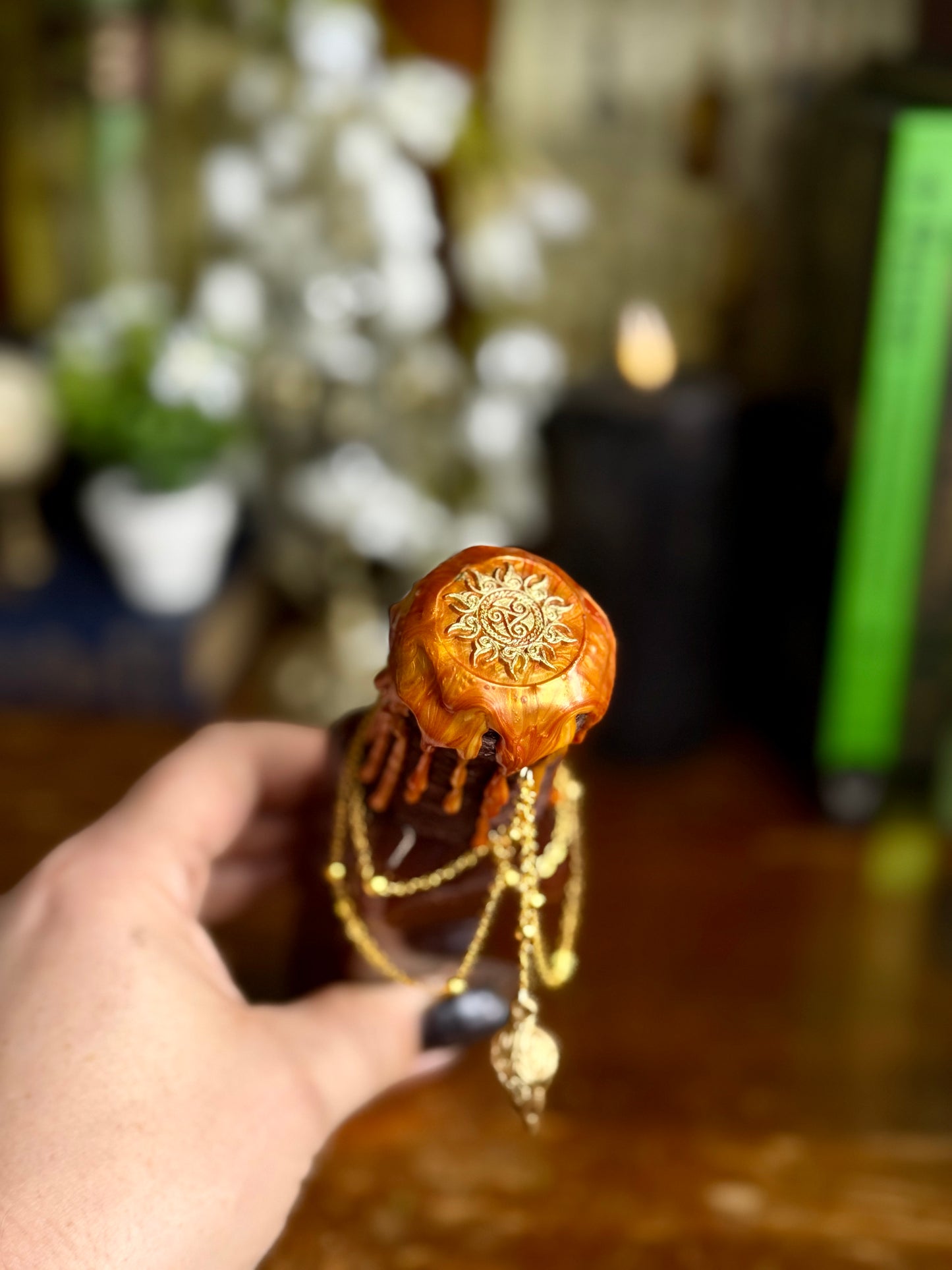 Goddess Decor | The Fury Of The Morrigan Potion | Devotional Witch Altar Deity Display Bottle