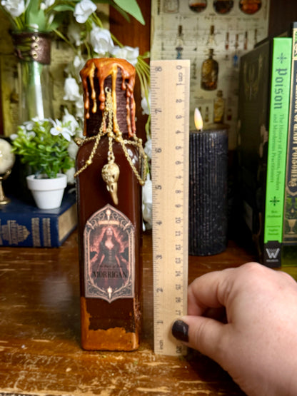 Goddess Decor | The Fury Of The Morrigan Potion | Devotional Witch Altar Deity Display Bottle