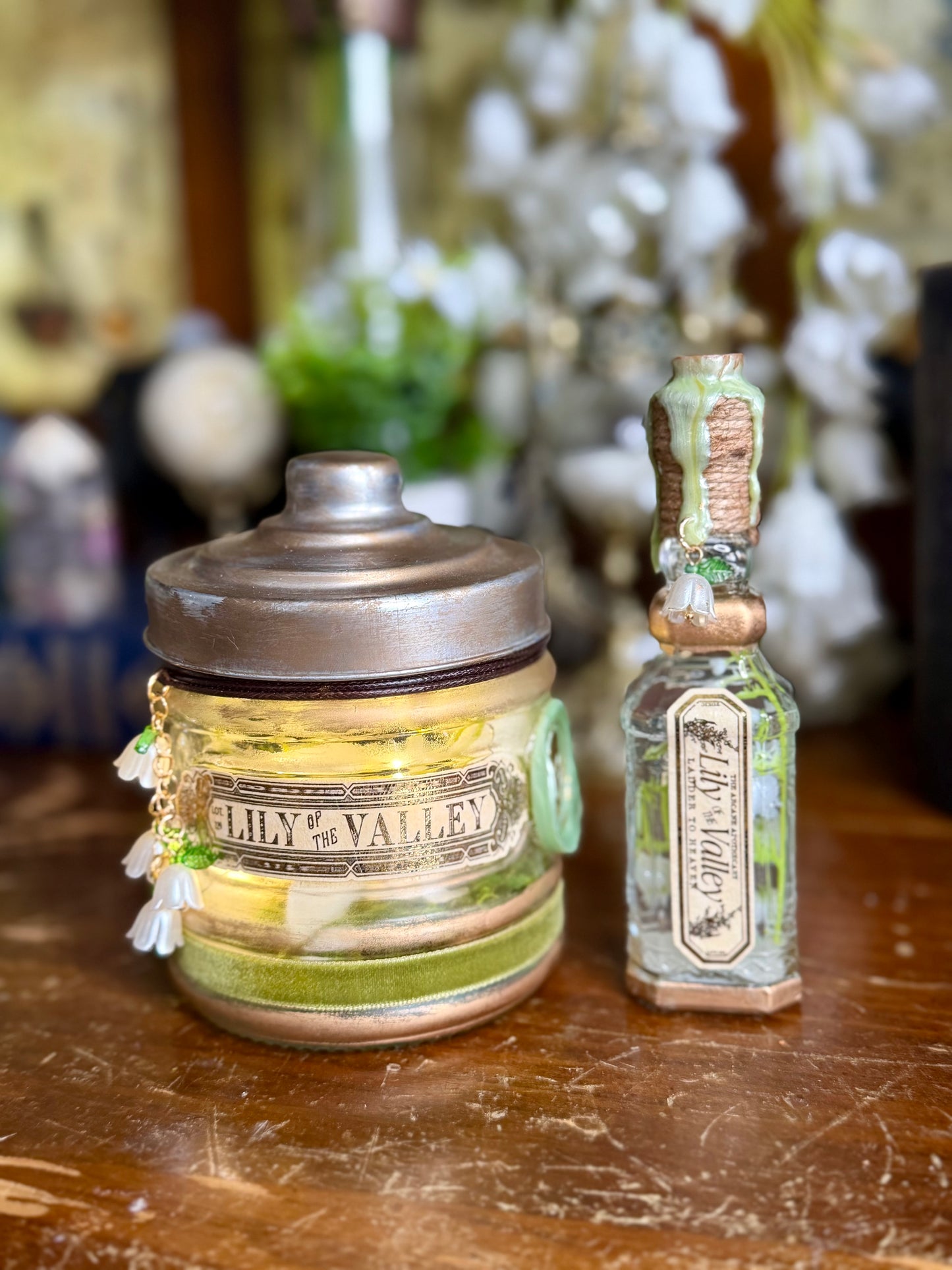 Mini Lily Of The Valley Replica Poison Potion | Decorative Apothecary Display Bottle