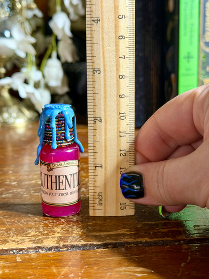 Pride Mini Emotion Potion | LGBTQ Pride Gift | Crystal Potion Fidget Vial | Queer Dopamine Decor | Witchy Pride Collectible