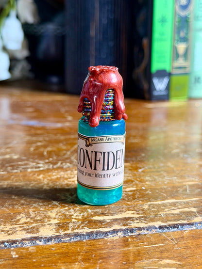 Pride Mini Emotion Potion | LGBTQ Pride Gift | Crystal Potion Fidget Vial | Queer Dopamine Decor | Witchy Pride Collectible