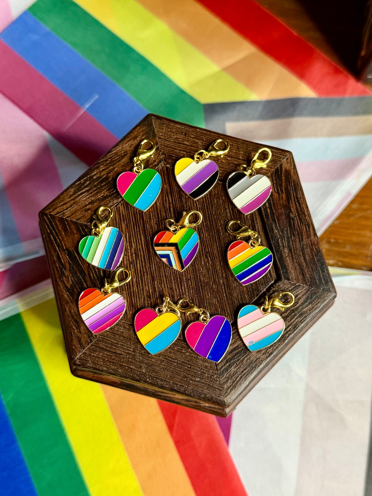 Brew of Belonging Green to Blue | LGBTQ Pride Decor | Custom Pride Charm | Handmade Queer Gift | Magical Display Bottle