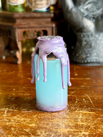 Mini Zodiac Cancer Potion Collectible | Astrology Decor | Witchy Display Bottle