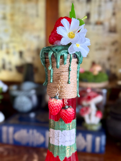 Essence of Summer | Seasonal Potion Bottle | Strawberry Display Potion | Summer Decor