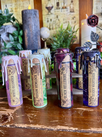 Poison Garden | Poison Hemlock Mini Potion | Dark Academia Display Bottle