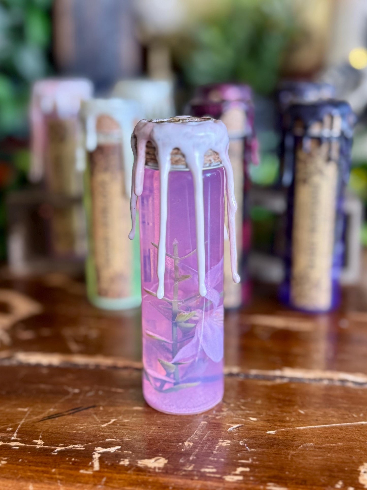 Poison Garden | White Oleander Mini Potion | Dark Academia Display Bottle