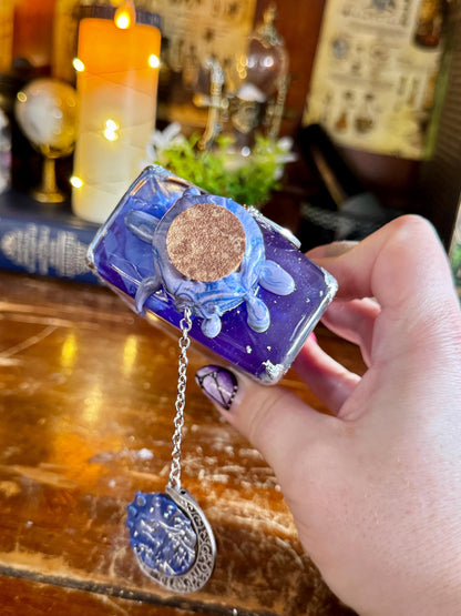 Wolfsbane Decorative Potion Collectible | Historical Poison | Purple Witchy Wolf Moon Display Bottle