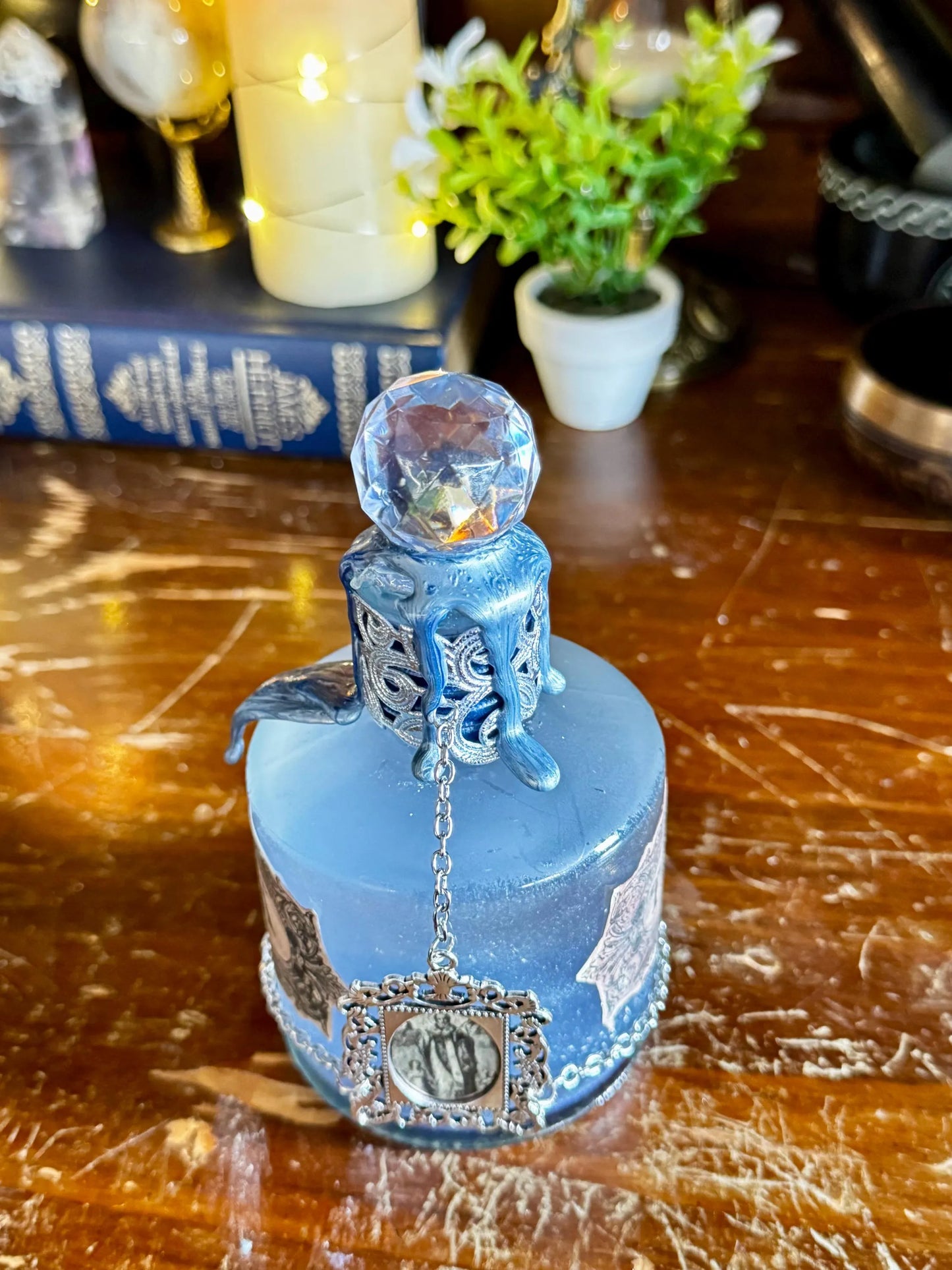 Aqua Tofana Replica Decorative Potion Collectible | Historical Poison | Frosted Aged Display Bottle