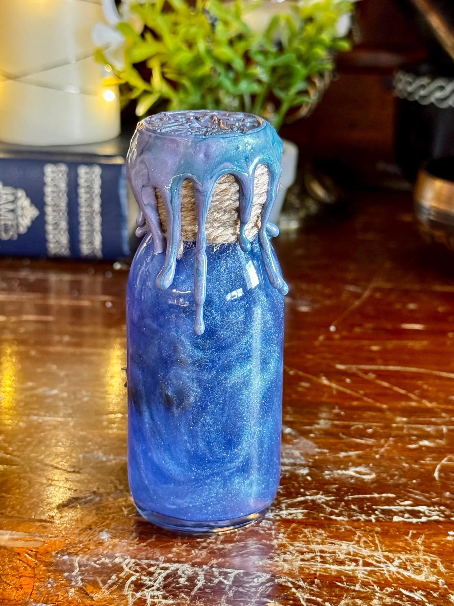 Wolfsbane Mini Decorative Potion Collectible | Historical Poison | Purple Wolf Moon Fidget Bottle
