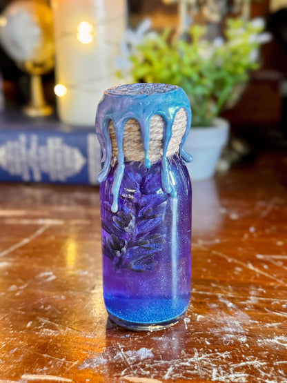 Wolfsbane Mini Decorative Potion Collectible | Historical Poison | Purple Wolf Moon Fidget Bottle