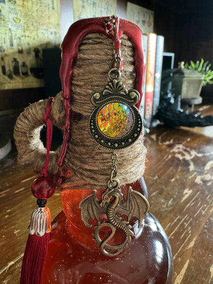 Dragon Blood Display Potion | Fantasy Shelf Decor | Interactive Color Change Elixir Bottle