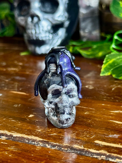 Tiny Draught of Living Death | Skull Potion Bottle | Gothic Fantasy Decor | Wizarding World Collectible