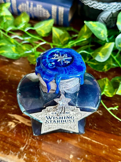 Genuine Wishing Stardust Potion | Decorative Apothecary Decor | Star Bottle | Fantasy Witchcore Decor | Cosplay Prop