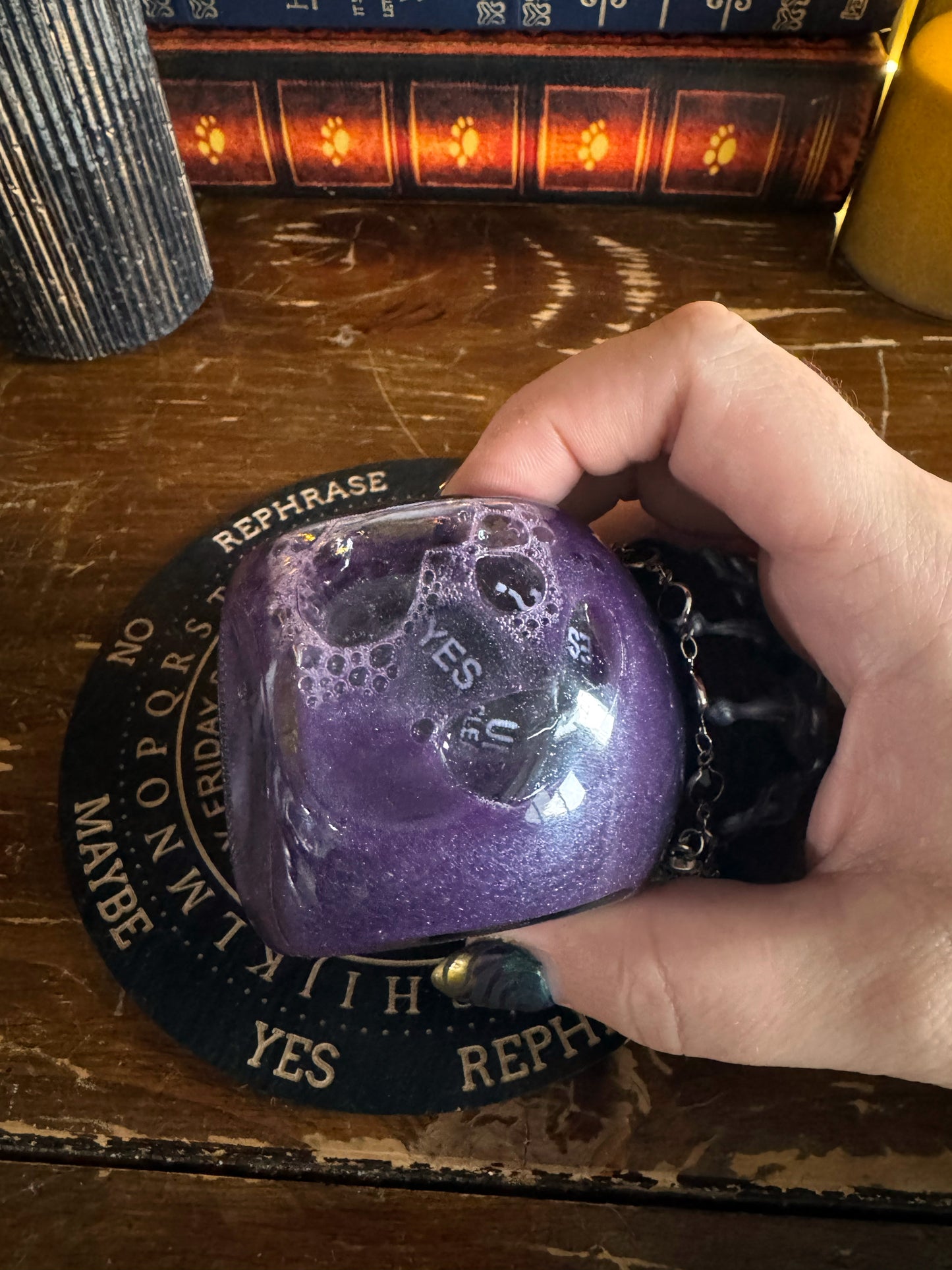 Ask The Oracle Elixir | Decision Making Potion | Fortune Telling Decor | Magic 8 Ball | RPG Prop