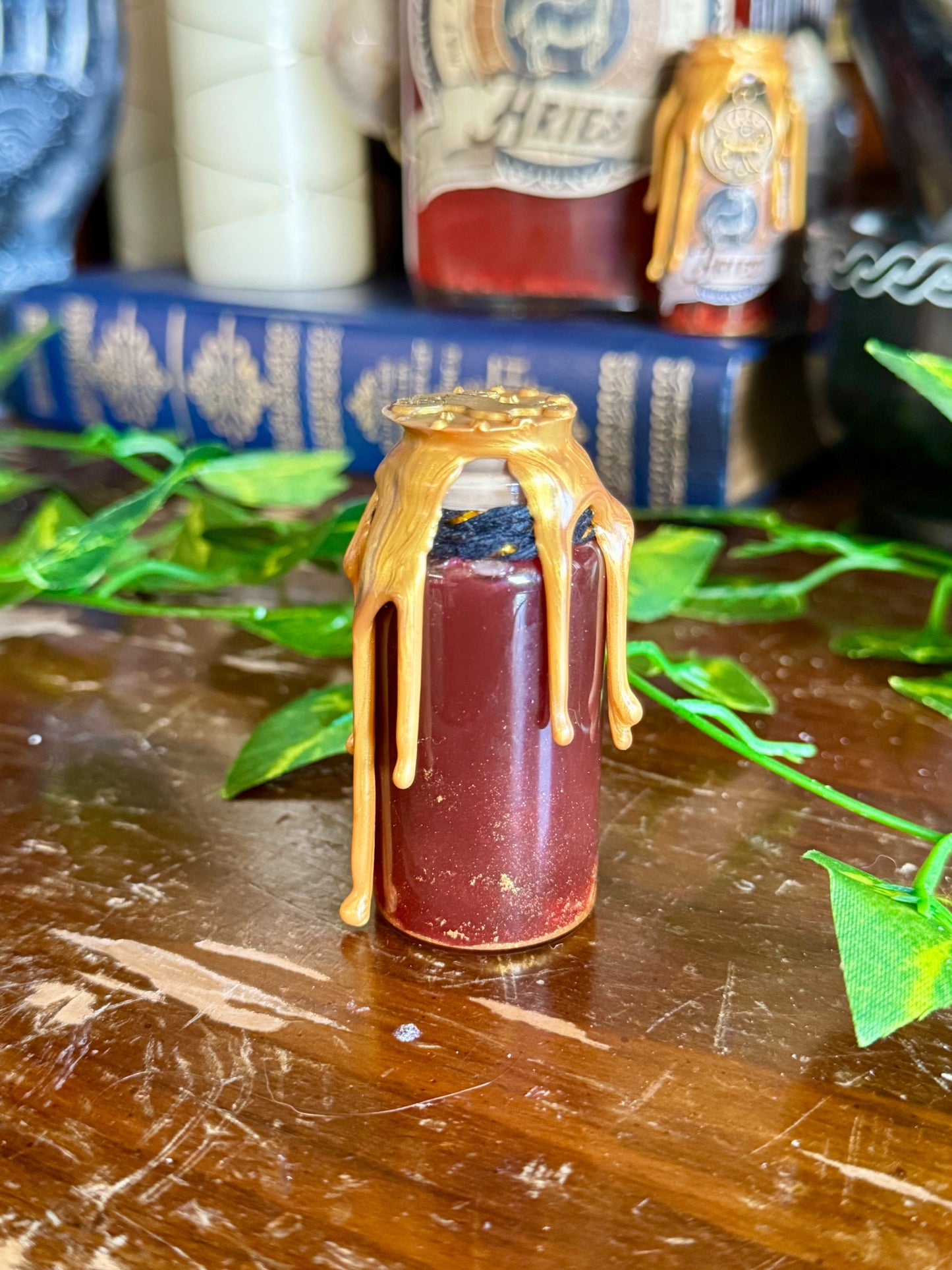 Mini Zodiac Aries Potion Collectible | Astrology Decor | Witchy Display Bottle