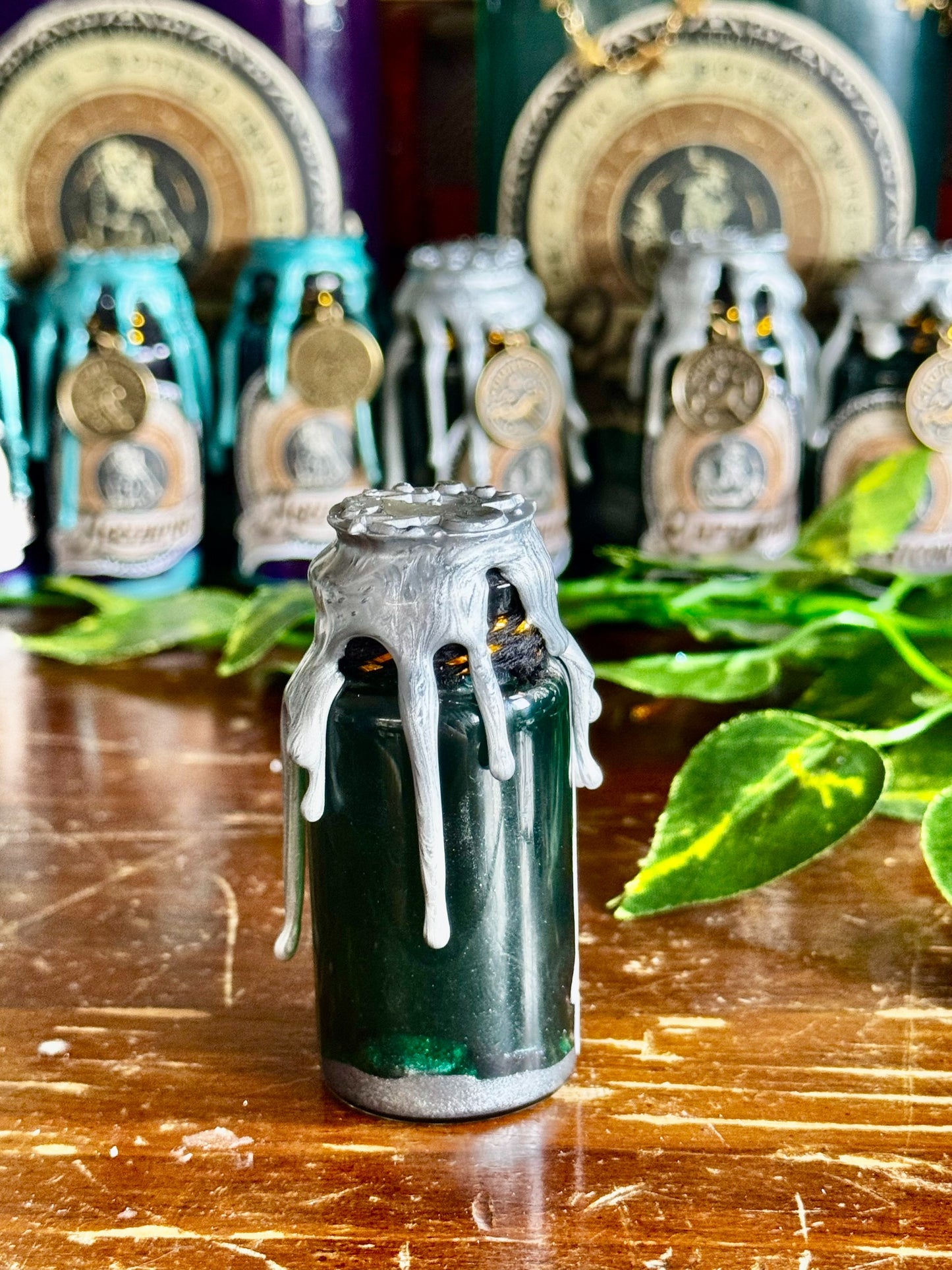 Mini Zodiac Capricorn Potion Collectible | Astrology Decor | Witchy Display Bottle