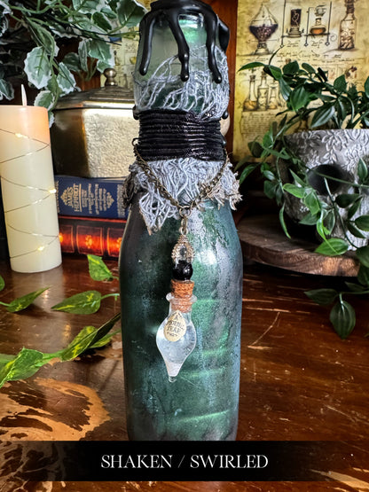 Basilisk Venom Color Change Potion Bottle Decor | Phoenix Tear Antidote | Gothic Snake Vial