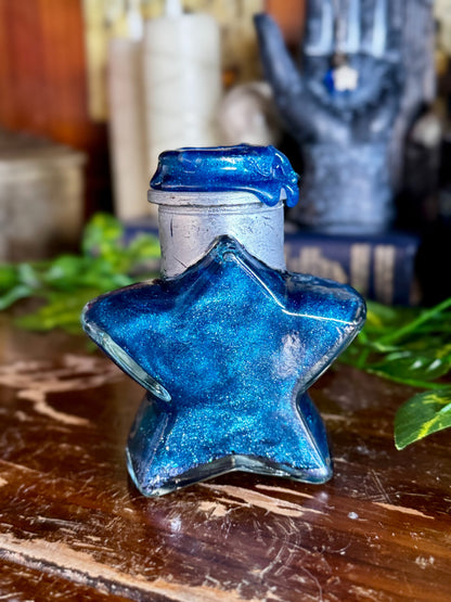 Genuine Wishing Stardust Potion | Decorative Apothecary Decor | Star Bottle | Fantasy Witchcore Decor | Cosplay Prop