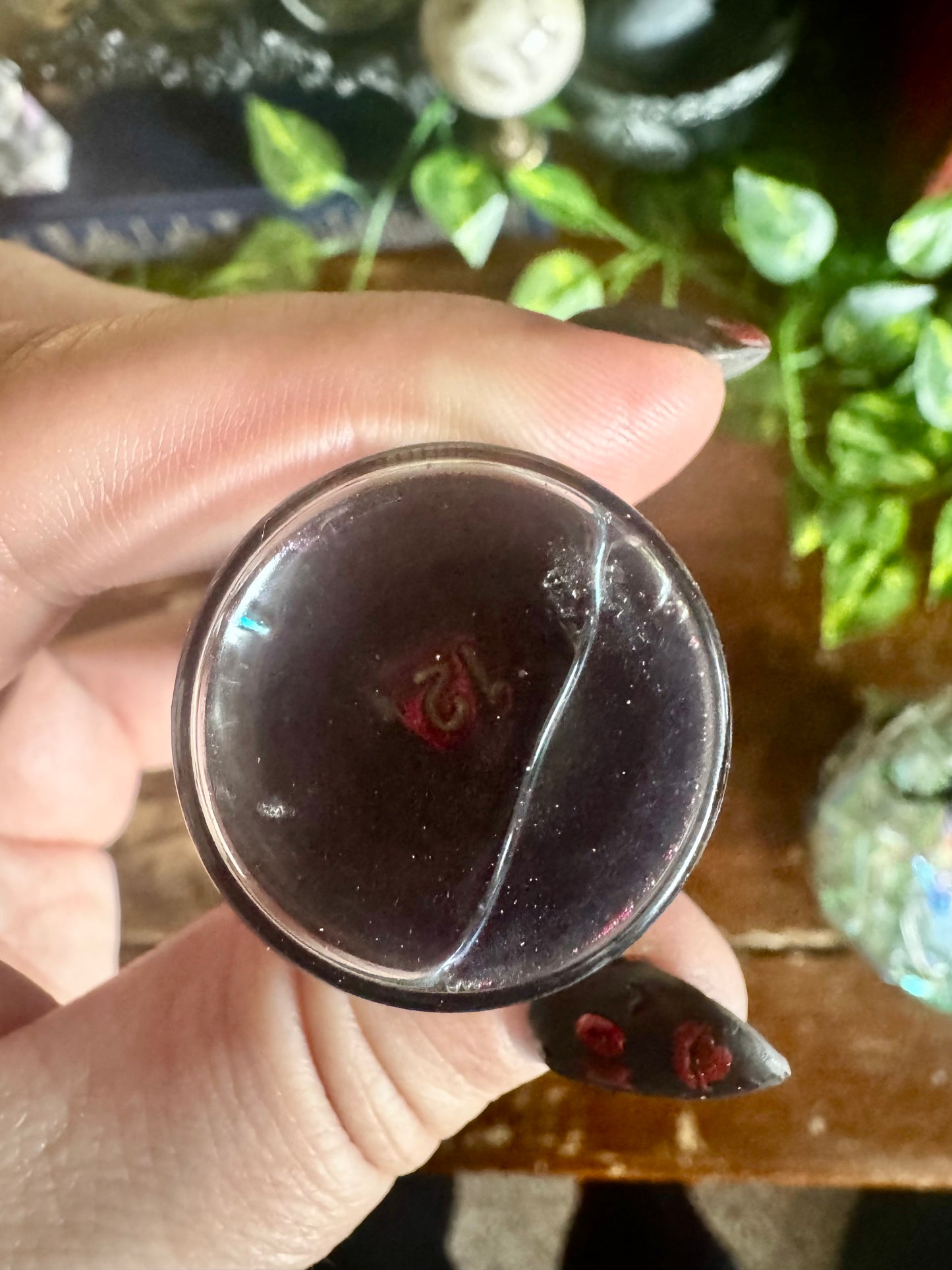 D20 Dice Roller Potion | Navy & Red Critical Brew | D&D Dice Rolling Prop