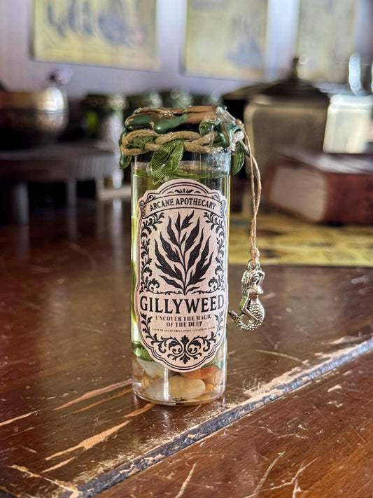 Gillyweed Potion Mini Version | Fidget Bottle | Decorative Fantasy Witchy Collectible